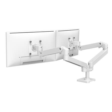 ERGOTRON LX Pro Dual Side-by-Side Arm , stolní dvouramenný držák pro 2 monitry, bílá 45-686-290
