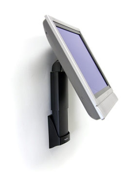 Ergotron Neo-Flex Wall Mount Lift NFW05L1B - Nástěnná montáž pro plochý panel - černá - velikost ob 60-577-195