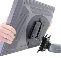 Ergotron Quick Release LCD Bracket - Monitor bracket - černá 60-589-060