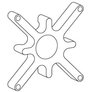 Ergotron Spacer Kit for Recessed Display Interface - Upevňovací komponent (spacer, 4 screws) - čern 97-501