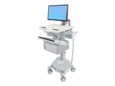 Ergotron StyleView Cart with LCD Arm, LiFe Powered, 1 Tall Drawer - Vozík pro LCD displej / klávesn SV44-12B2-2