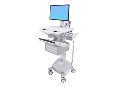 Ergotron StyleView Cart with LCD Pivot, LiFe Powered, 2 Tall Drawers - Vozík pro LCD displej / kláv SV44-13C2-2