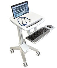 ERGOTRON StyleView® EMR Laptop Cart, SV40, Pojízdný multifunkční stojan na NTB, LCD, klávesnici, myš SV40-6100-0