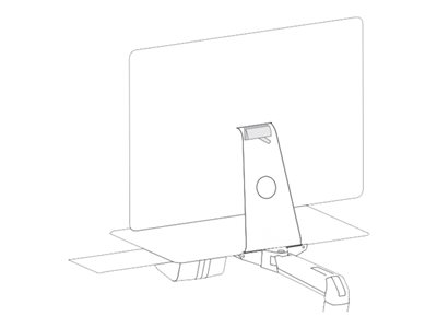Ergotron StyleView - Upevňovací komponent (stojan) pro iMac - černá 97-834-085