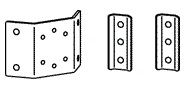 Ergotron T-Slot Bracket Kit - Montážní úchyty 60-587-207