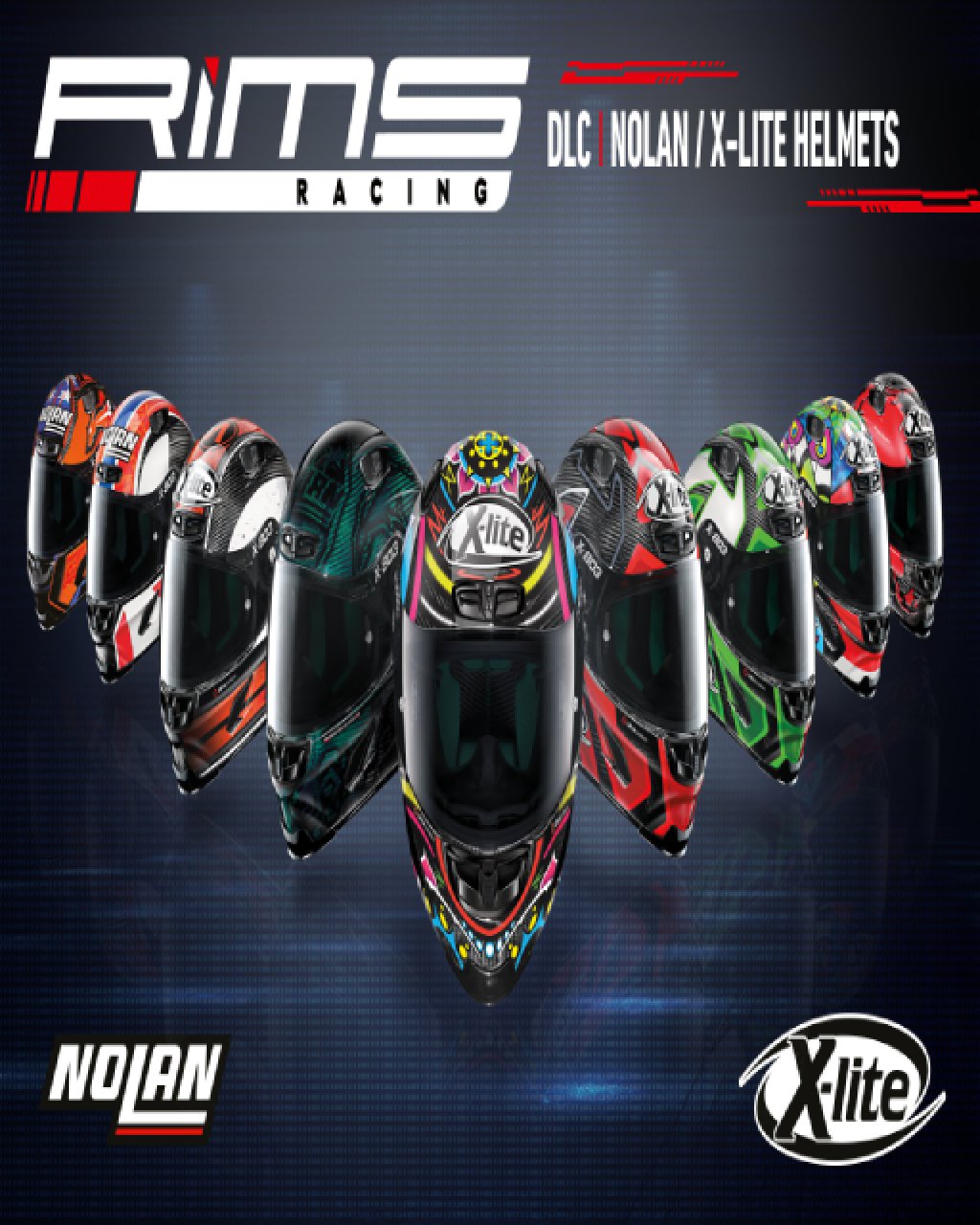 ESD RiMS Racing Nolan X-LITE Helmets