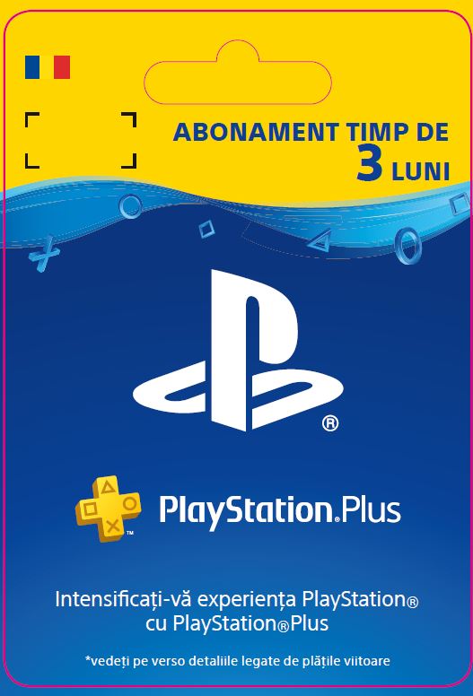 ESD RO - PlayStation® Plus: 3 Month Membership