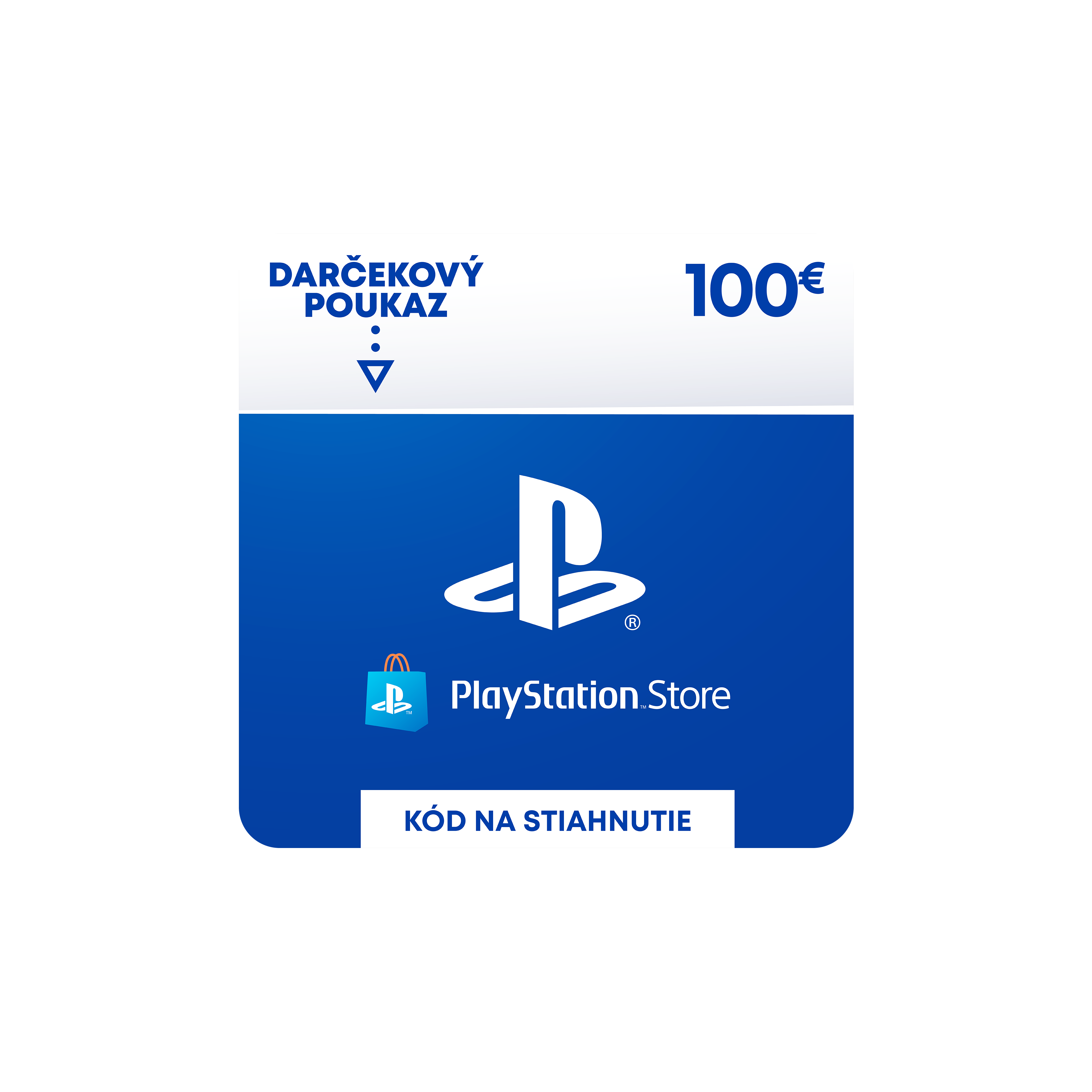 ESD SK - PLAYSTATION STORE - DÁRKOVA KARTA 100€