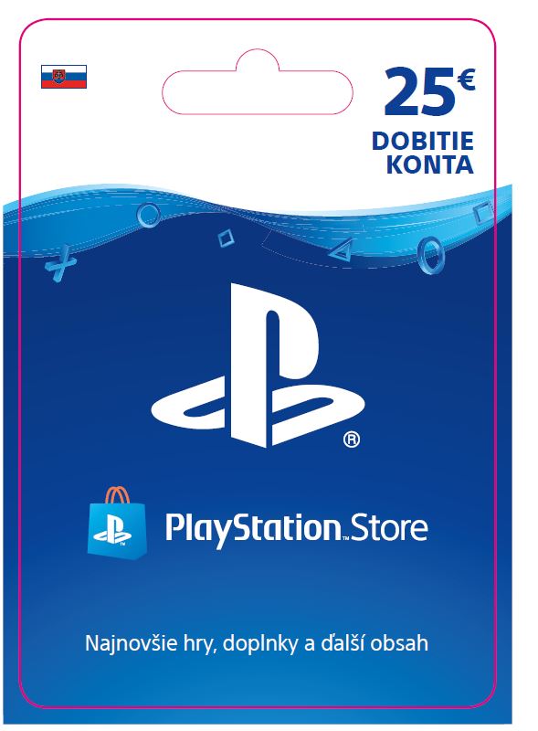 ESD SK - PS Store el. peněženka - 25 EUR