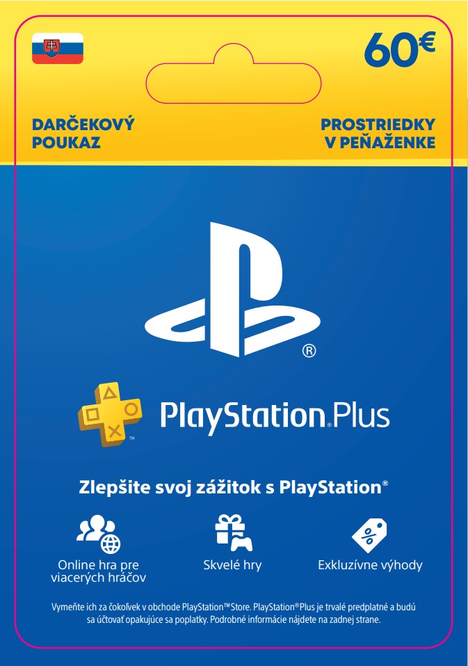 ESD SK - PS Store el. peněženka - 60 EUR