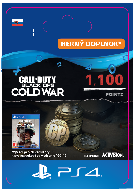 ESD SK PS4 - 1,100 Call of Duty®: Black Ops Cold War Points