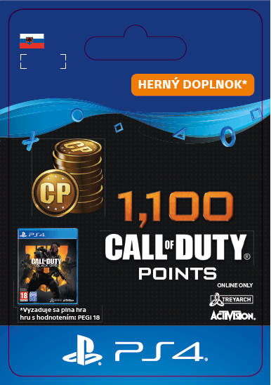 ESD SK PS4 - 1,100 Call of Duty®: Black Ops4Points