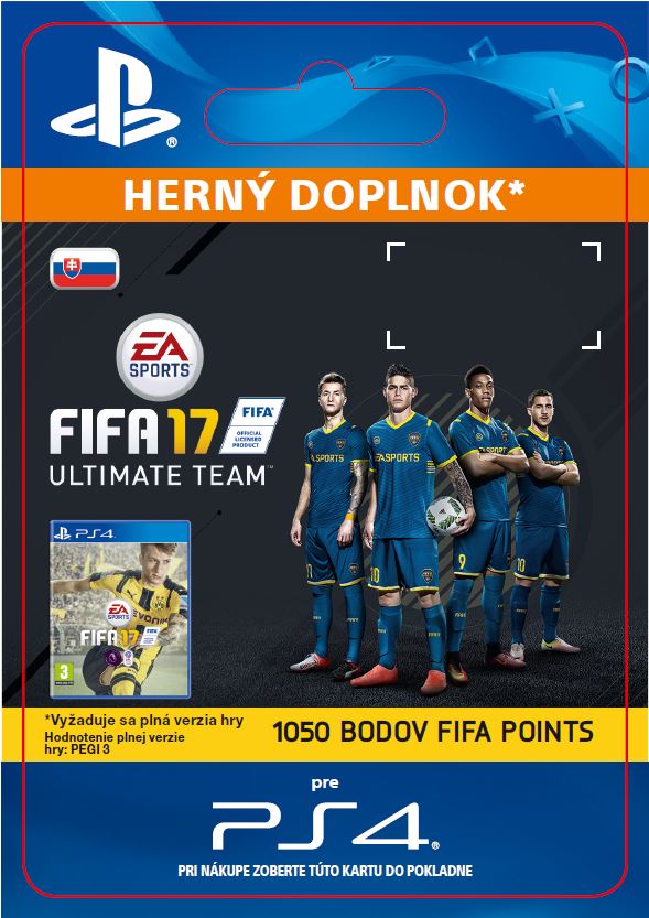 ESD SK PS4 - 1050 FIFA 17 Points Pack