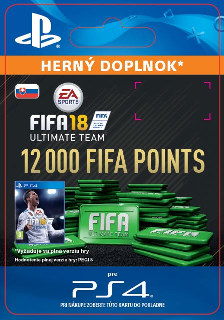 ESD SK PS4 - 12000 FIFA 18 Points Pack