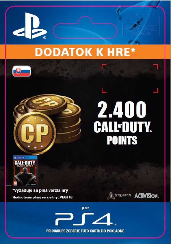 ESD SK PS4 -2,000 (+400 Bonus) Call of Duty Points