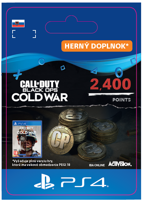 ESD SK PS4 - 2,400 Call of Duty®: Black Ops Cold War Points