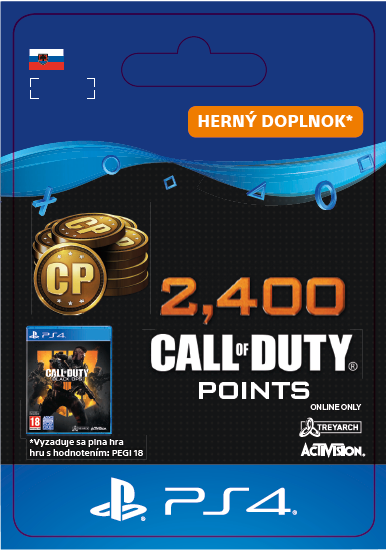 ESD SK PS4 - 2,400 Call of Duty®: Black Ops4Points