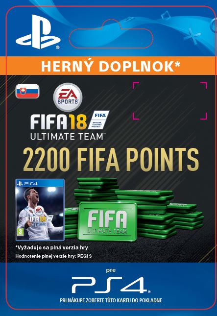 ESD SK PS4 - 2200 FIFA 18 Points Pack
