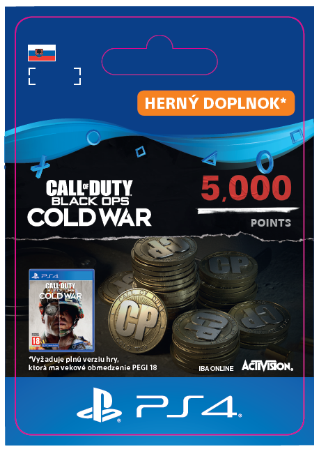 ESD SK PS4 - 5,000 Call of Duty®: Black Ops Cold War Points
