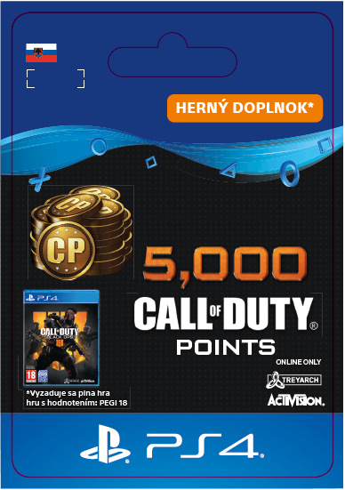 ESD SK PS4 - 5,000 Call of Duty®: Black Ops4Points