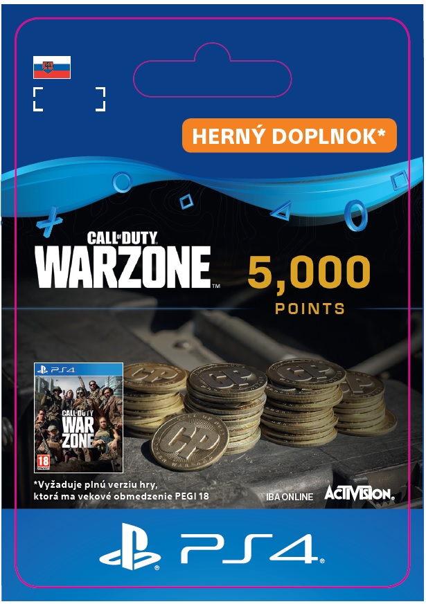 ESD SK PS4 - 5,000 Call of Duty®: Warzone™ Points
