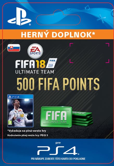 ESD SK PS4 - 500 FIFA 18 Points Pack