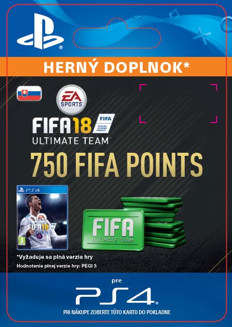ESD SK PS4 - 750 FIFA 18 Points Pack