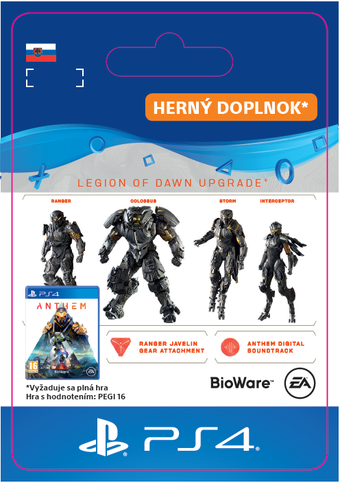 ESD SK PS4 - Anthem Legion of Dawn Ed. Upgrade