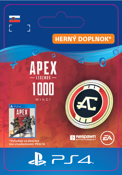 ESD SK PS4 - Apex Legends™ – 1,000 Apex Coins