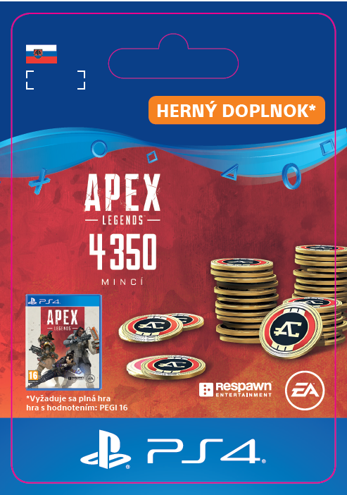 ESD SK PS4 - Apex Legends 4,000 (+350 Bonus) Apex Coins