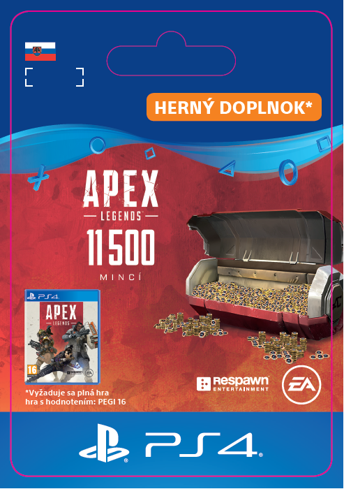 ESD SK PS4 - Apex Legends10,000 (+1500 Bonus) Apex Coins