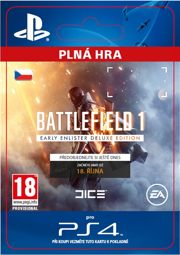 ESD SK PS4 - Battlefield 1 Early Enlister Deluxe Edition