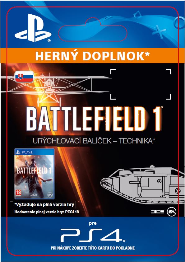 ESD SK PS4 - Battlefield 1 Shortcut Kit: Vehicle Bundle