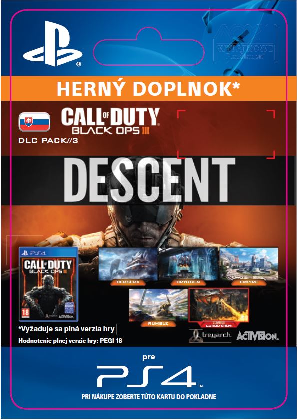 ESD SK PS4 -Call of Duty®: Black Ops III - Descent DLC