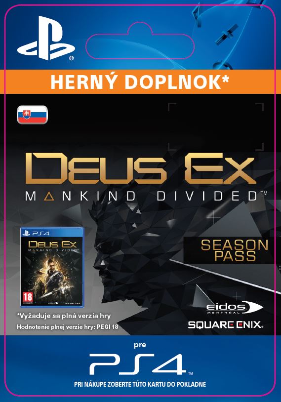 ESD SK PS4 - Deus Ex: Mankind Divided - Season Pass