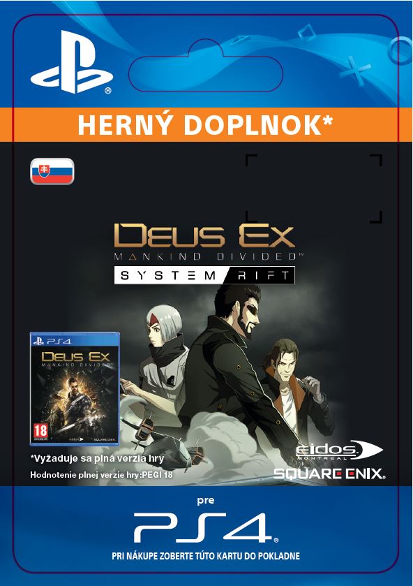 ESD SK PS4 - Deus Ex: Mankind Divided -System Rift