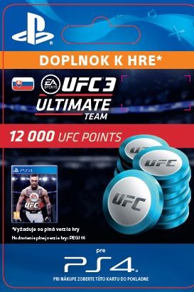 ESD SK PS4 - EA SPORTS™ UFC® 3 - 12000 UFC POINTS