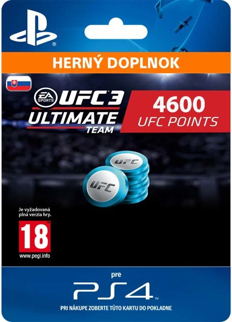 ESD SK PS4 - EA SPORTS™ UFC® 3 - 4600 UFC POINTS