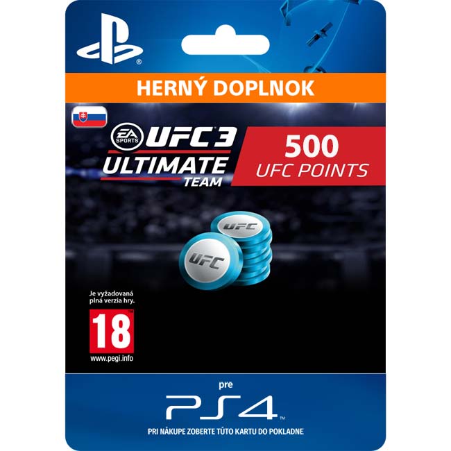 ESD SK PS4 - EA SPORTS™ UFC® 3 - 500 UFC POINTS