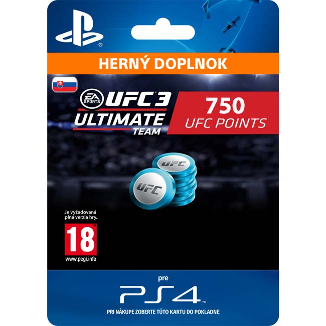 ESD SK PS4 - EA SPORTS™ UFC® 3 - 750 UFC POINTS