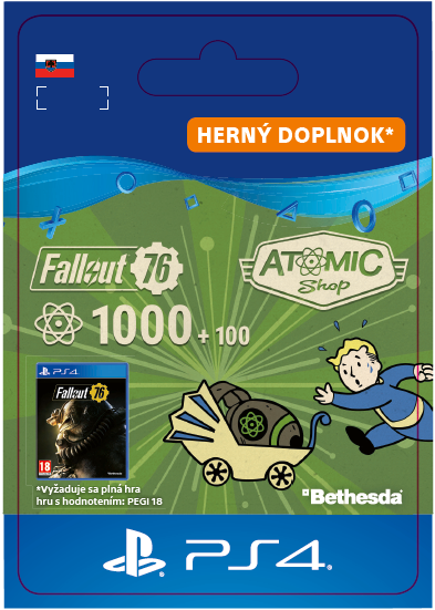 ESD SK PS4 - Fallout 76: 1000 (+100 Bonus) Atoms
