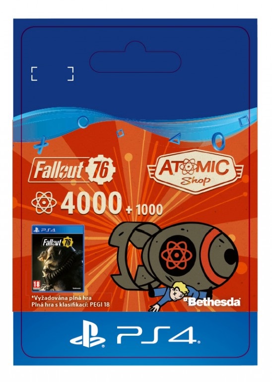 ESD SK PS4 - Fallout 76: 4000 (+1000 Bonus) Atoms