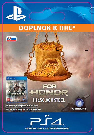 ESD SK PS4 - FOR HONOR™ 150 000 STEEL Credits Pack