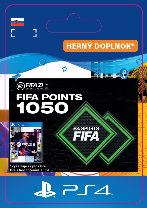 ESD SK PS4 - FUT 21 – FIFA Points 1050
