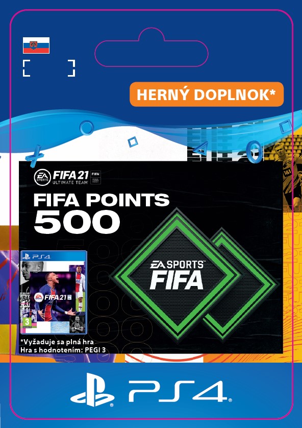 ESD SK PS4 - FUT 21 – FIFA Points 500