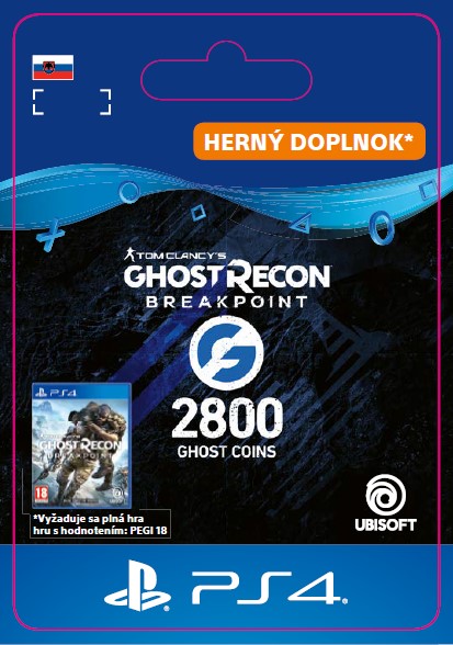 ESD SK PS4 - Ghost Recon Breakpoint - 2400 (+400) Ghost Coins