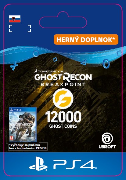 ESD SK PS4 - Ghost Recon Breakpoint - 9600 (+2400) Ghost Coins