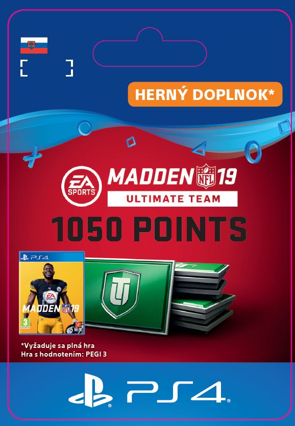 ESD SK PS4 - Madden NFL 19 Ultimate Team 1050 Points Pack