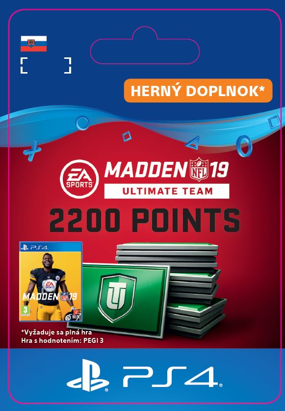 ESD SK PS4 - Madden NFL 19 Ultimate Team 2200 Points Pack