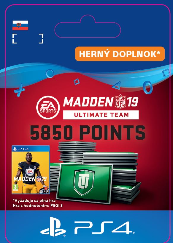 ESD SK PS4 - Madden NFL 19 Ultimate Team 5850 Points Pack